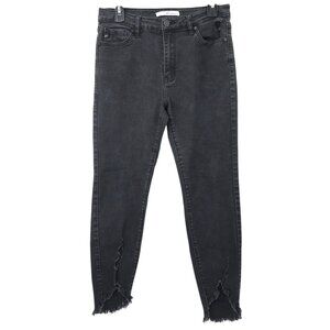 KanCan Distressed Ripped Ankle Skinny Jeans Womens 9 High Rise Denim KC8395BK